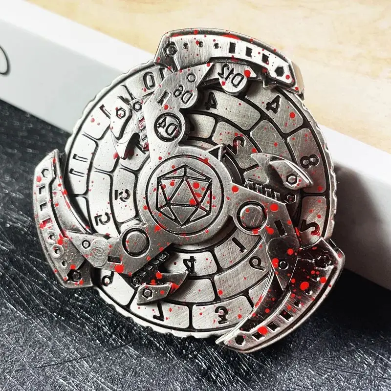 7 In 1 Mechanical Rotuing Roulette Roulette Gyro Dices pre Dungeon a Dragon Pathfinder Roly Hracie hračky Hračky