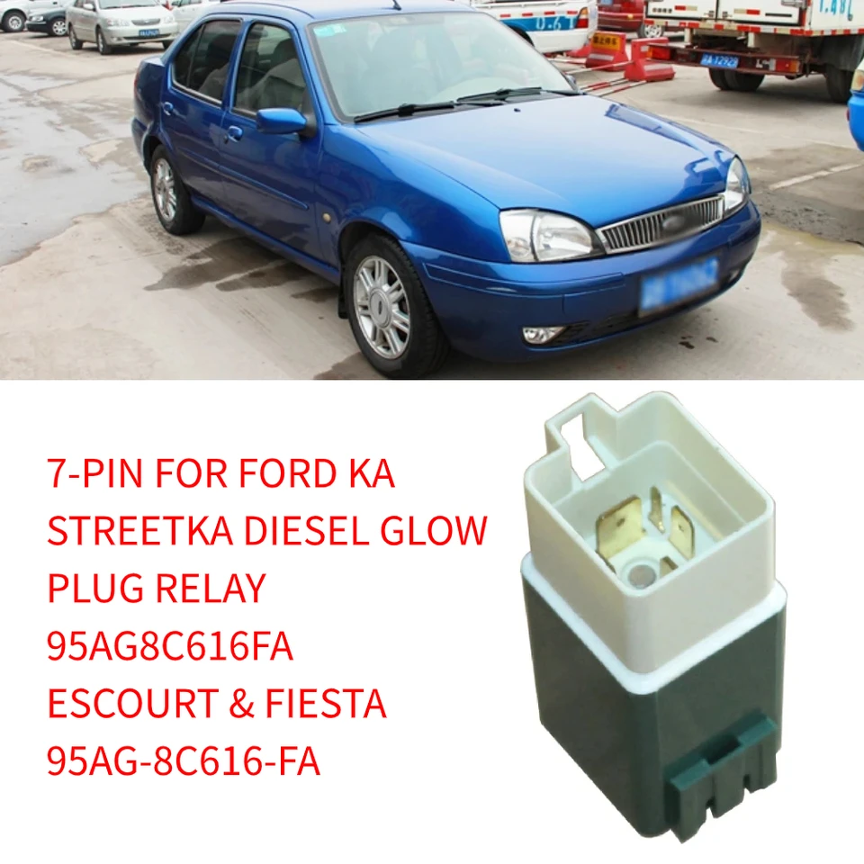 7-kolík pre Ford Ka Streetka Diesel Grame Relay 95AG8C616FA Escourt & Fiesta 95AG-8C616-FA