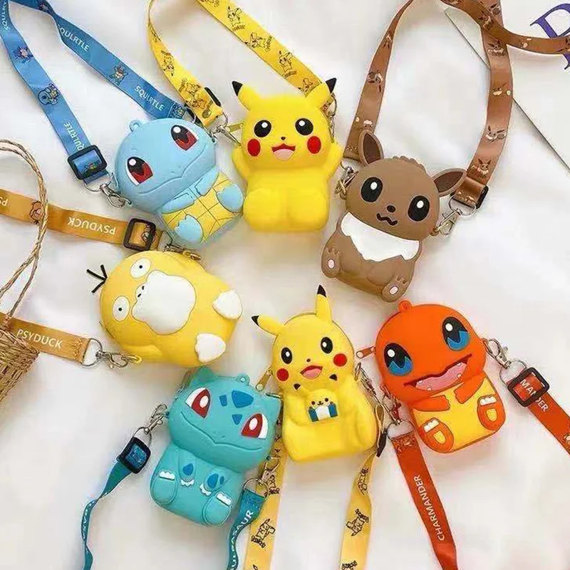 7 ks/lot kawaii pokémon ceruzka Cencil Cuce Cuen Coin Coin Pepis Stationery Pen Bag School Supplies