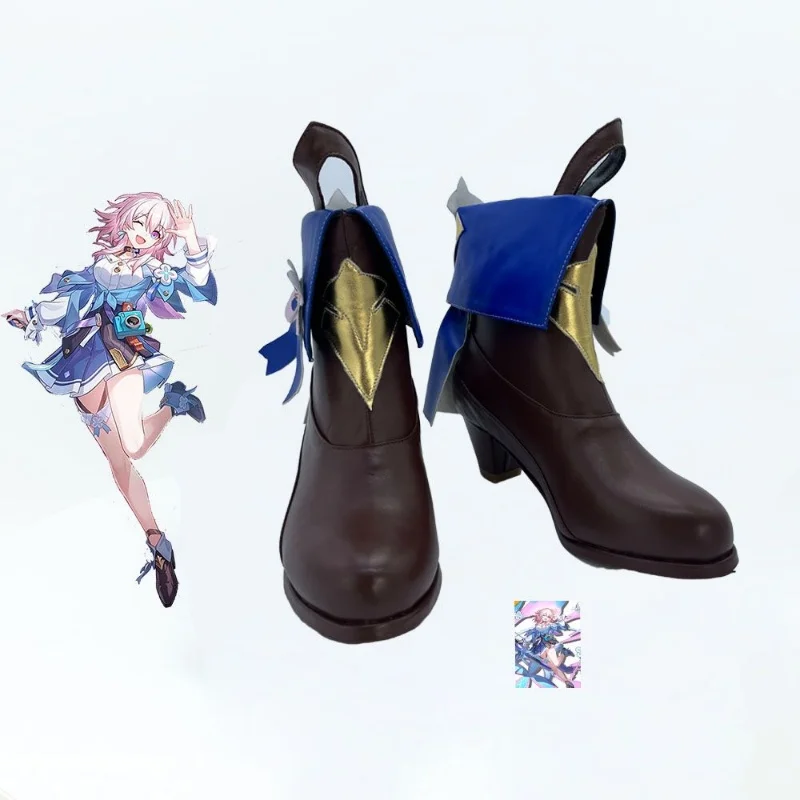7. marca Honkai Impact Honkai Star Rail Cosplay topánky topánky Game Anime Halloween Vianoce pre ženy vysoké podpätky