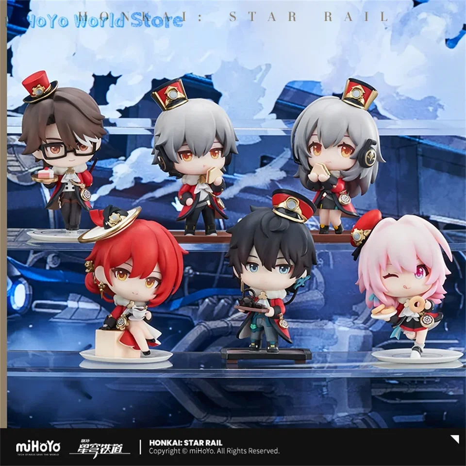 7. marca oficiálny originálny Honkai Star Rail Himeko Train Tea Party Téma Trailblazer Figure Dan Heng Abs & PVC Socha Welt Yang
