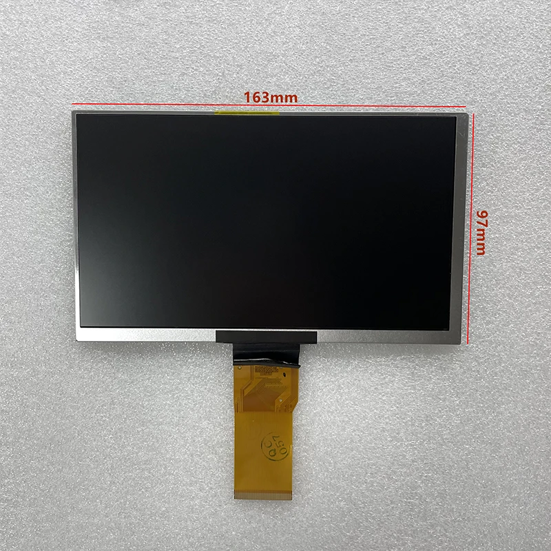 7 -palcová LCD obrazovka 50pin IPS 163*97 mm KR070PN6T 1030300793 Rev: Modul skla na obrazovke Panel Display Scree Module Glass Replacemen