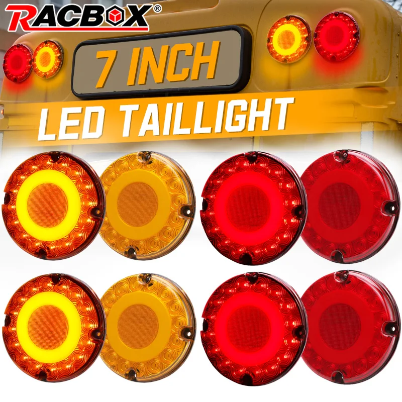 7 -palcové 36 LED TRACK OBCHODNÉ OBMEDZENÉ OBMEDZENÉ SLOŽKY STOP OUT SIGNAL LAMP pre autobusové vozidlá prívesky Svetlá Svetlá zadné svetlo 12v 24v
