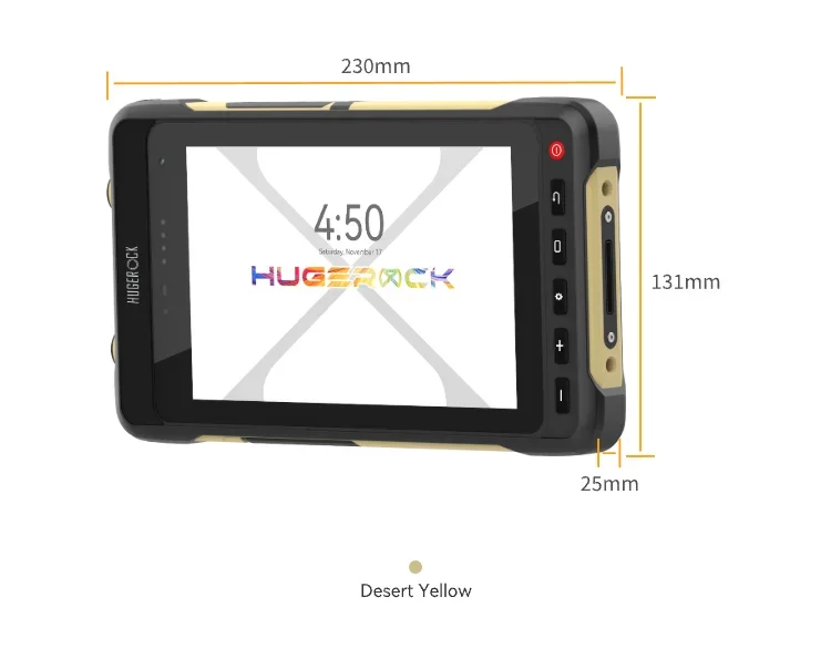 7-palcový robustný Android Tablet PC PC Outdoor Sports OEM/ODM X70 Off-Road Motocykle a dune kočíky 2600NIT Ultra Bright 10000MAH