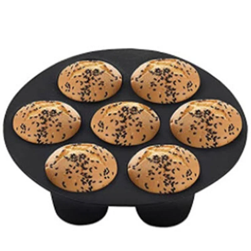 7 šálok Airfryer Silikone Muffin Panc Cupcake forma pre 3,5 až 5,8 l Air Fryer Accessories Non Stick Mini Cake Fold Bakeware 3,5