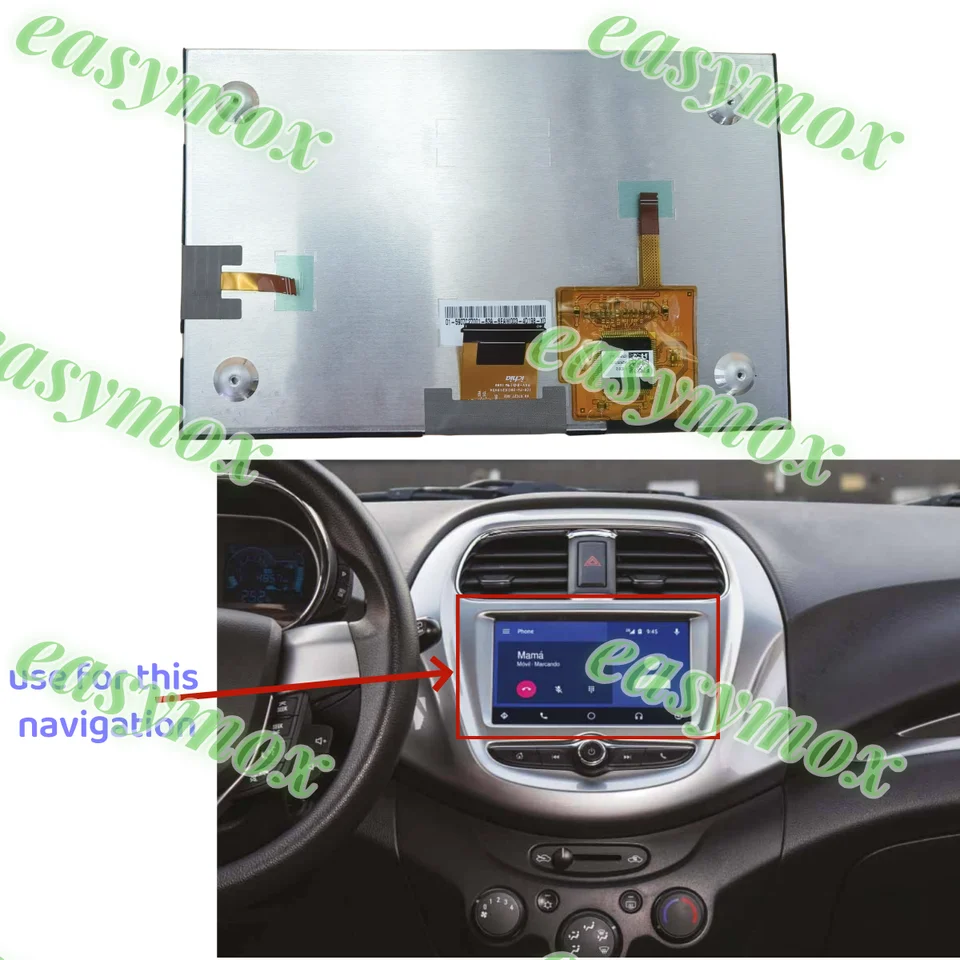 7 ”palcová LCD displeja obrazovka pre sedan Chevrolet Beat Sedan 1.2 2018-20 Trax Sonic Cruze