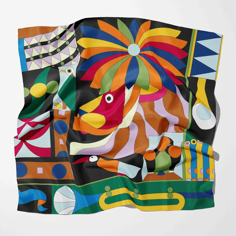 70 cm*70 cm hodvábne štvorky Ženy Bandana Print Sápky hlava Módna dáma šatky a zábal ženského krku hidžábu
