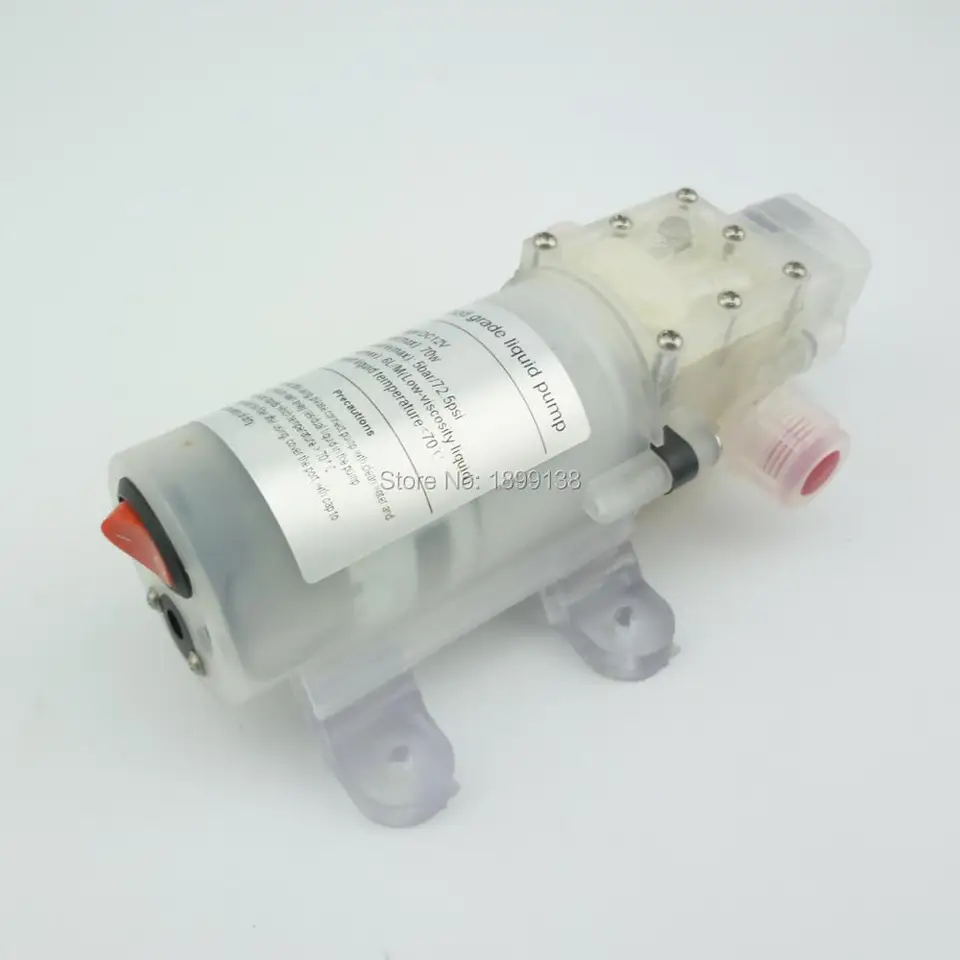 70 W 12V 24 V DC DC Food Grade Wine Milk Čerpadlo Self-Priming Čerpadlo Automatické reguláciu tlaku Vodné čerpadlo