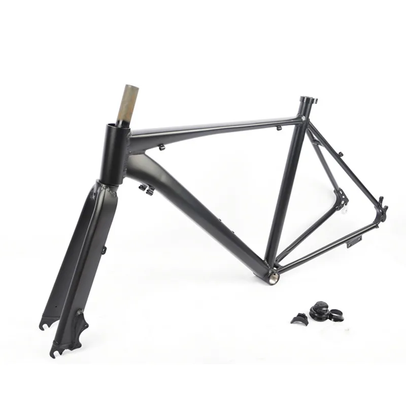 700c cestných bicyklov Ražovanie závodných bicyklov Ráme Disk Brzdenie hliníka šedá 43 / 48/51 cm zliatiny Bicycle Parts Quadro de Bicicleta