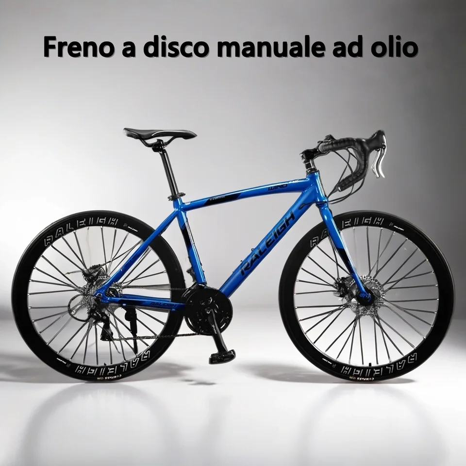 700C Road Racing Bicycle Line Pull Oil Brake Disc Road Bike Hliníková zliatina MTB Ľahký 27 rýchlosť 30 Speed ​​Gravel Bicicleta