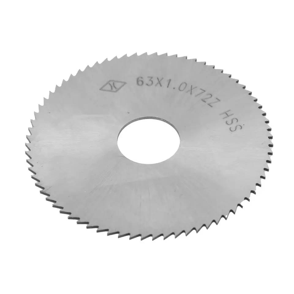 72T vysokorýchlostná oceľová kruhová píla čepeľ 63x1x16mm pre drevený kov pre rezanie korenia