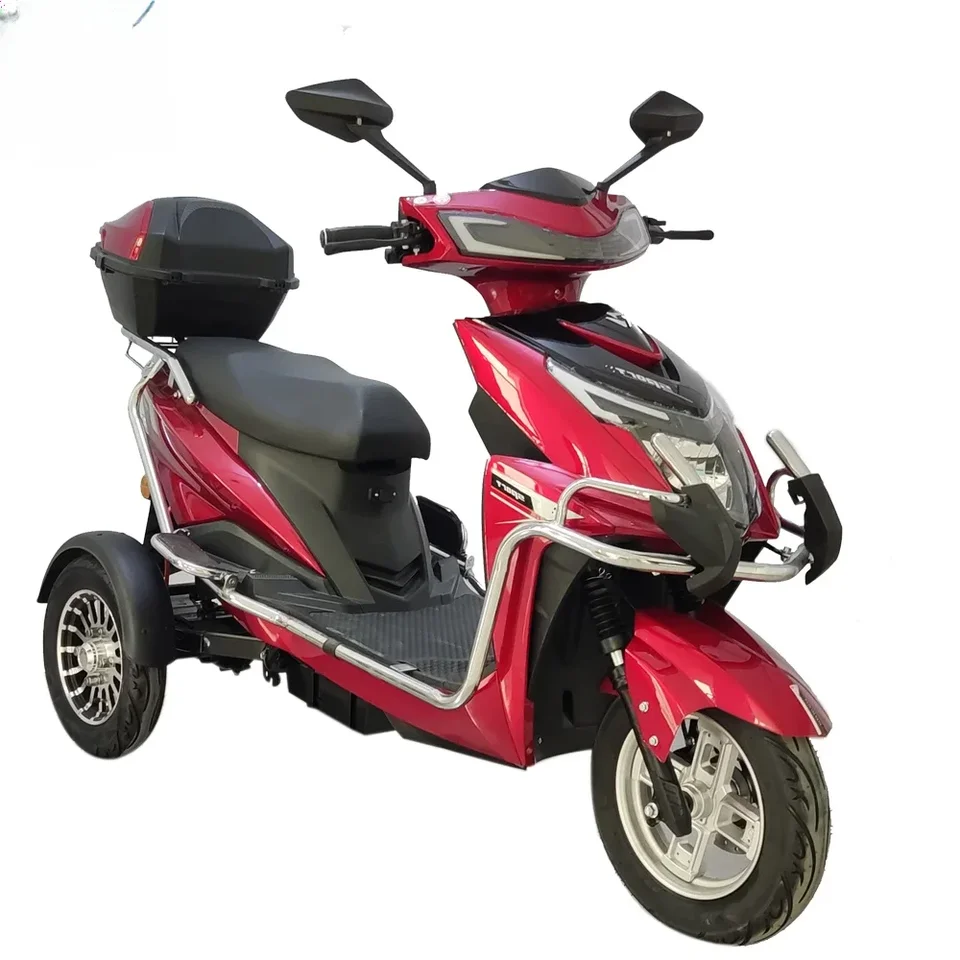 72V 1000W Bezpečnostný motor Elektrický trojkolesový trojkolesový motocyklový skúter vysokokvalitný trojkoles pre dospelých Tricicleta
