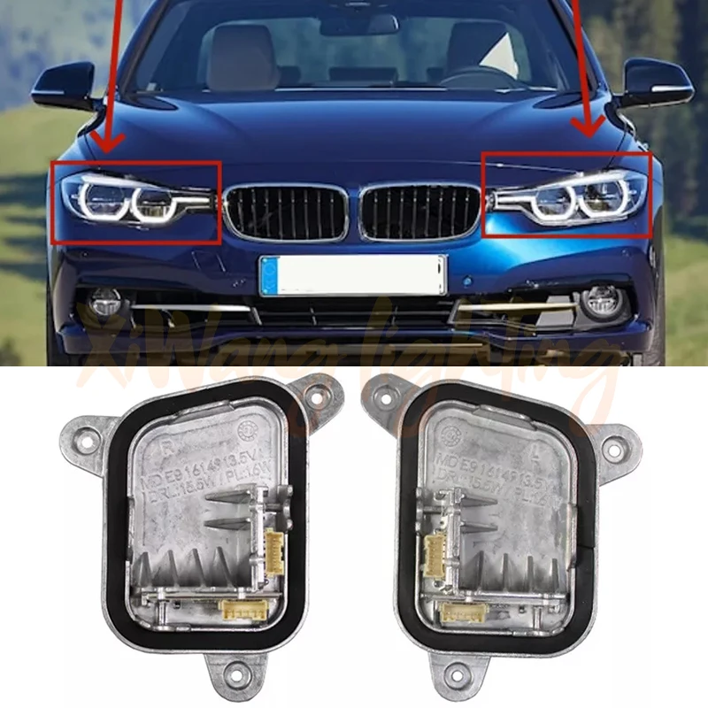 7493227 Denné bežecké svetlo 63117470428 Modul White LED DRL 7470428 na rok 2017 2018 BMW 3 'F34 GT LCI Adaptívne LED svetlomet LED