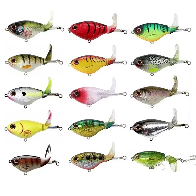 75 mm 17g Top vodné rybolovné návnady Popper Ascesorios Pesca Isca Artificial Swimbait Crankbat Spinnerbat Wobbler Drag Drop Lure Hot Hot Hot