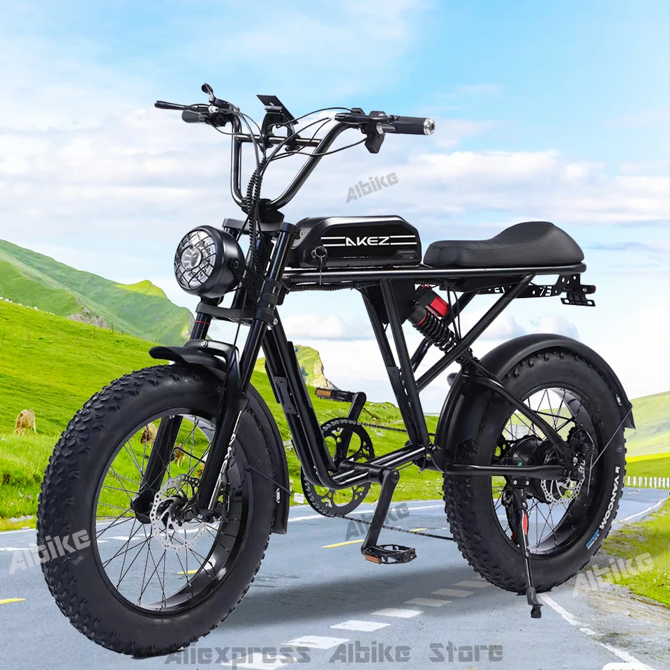 750 W elektrický bicykel 13AH Elektrický bicykel batérií 20 * 4,0 tukových pneumatí