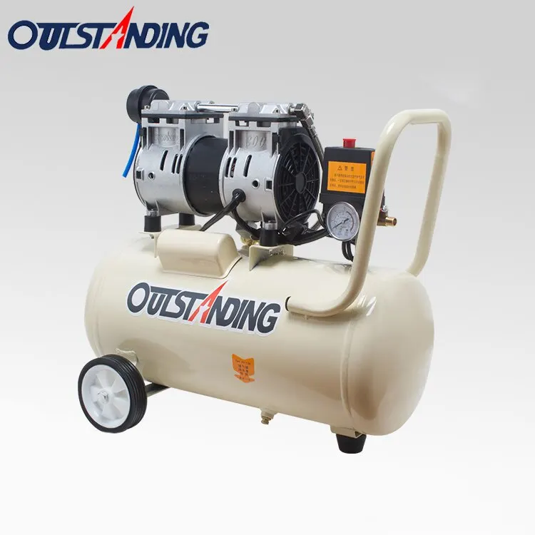 750W-30L Tichý vzduchový kompresor vzduchové čerpadlo bez oleja bez olejového kompresora Woodworking Woodworking Farba Prenosné vzduchové čerpadlo
