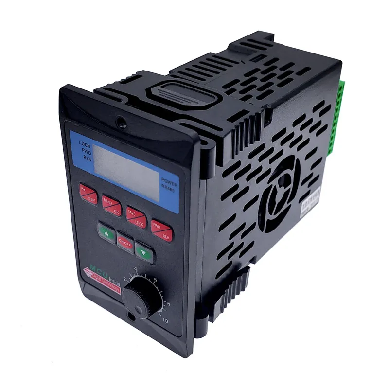750W frekvenčný prevodník pridať RS485 trojfázový vodič motora MCU T13-400W-12-H jednofázový vstup