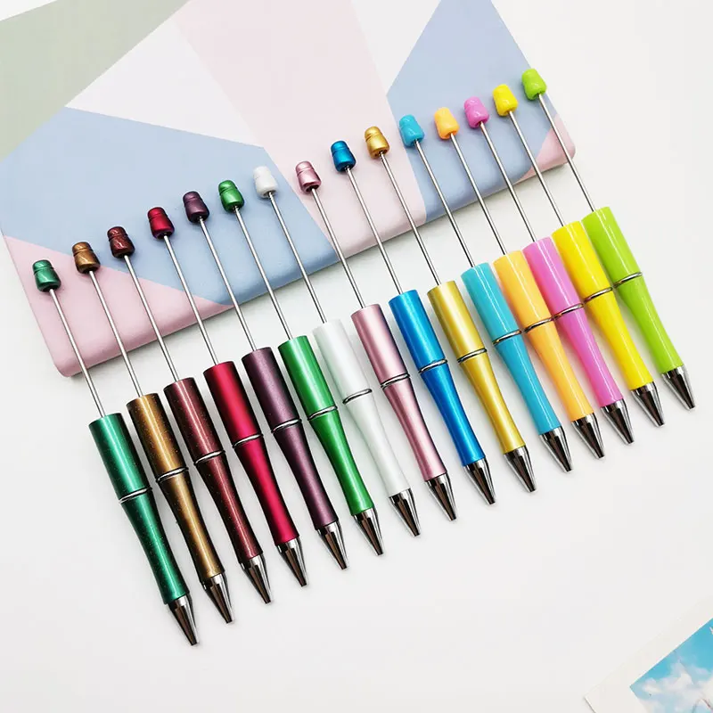 75ks plastové korálkové pero Pen Pens Ballpoint Pen Darček loptička Pen pre deti Personalizovaný darčekový svadobný darček pre hostí