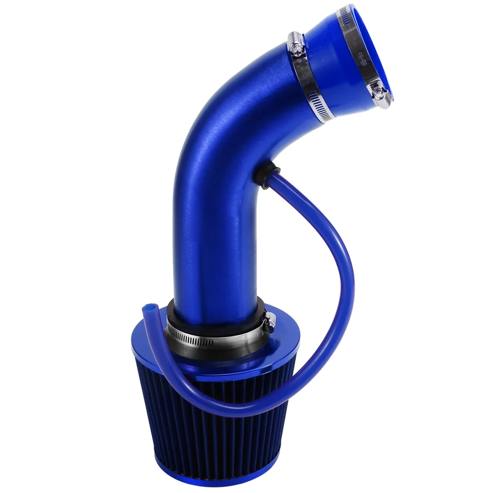 76 mm/3-palcový vzduchový filter automobilu s prívodným potrubím Indukcia turbíny Hliník Univerzálne kamióny
