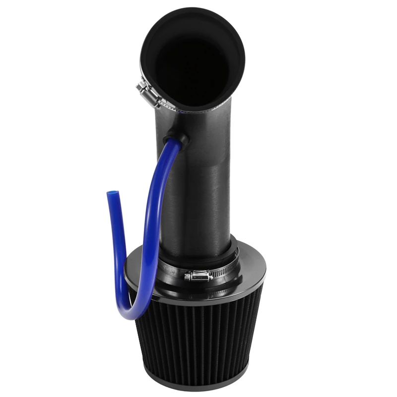 76 mm/3-palcový vzduchový filter automobilu s prívodným potrubím Indukčná súprava turbíny Hliník Univerzálne kamióny
