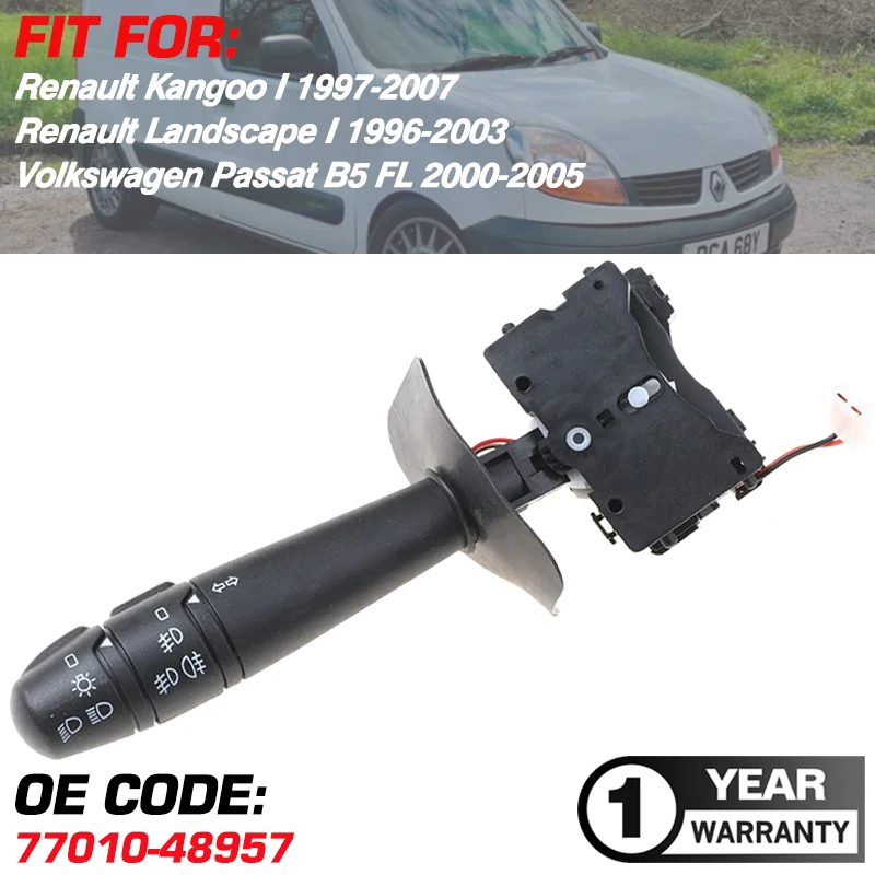 77010-48957 pre Renault Kangoo I 1997-2007 Renault Landscape I 1996-2003 Volkswagen Passat B5 Turn Signal Signál prepínač