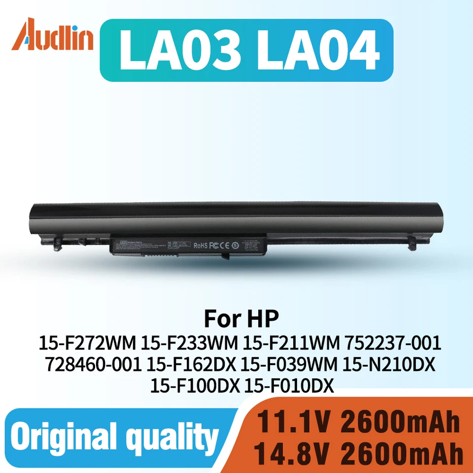 776622-001 hp laptop batérie pre LA03DF LA04 15-F272WM 15-F233WM 15-F211WM 752237-001 728460-001 15-F162DX 15-F039WM 15-N210DX