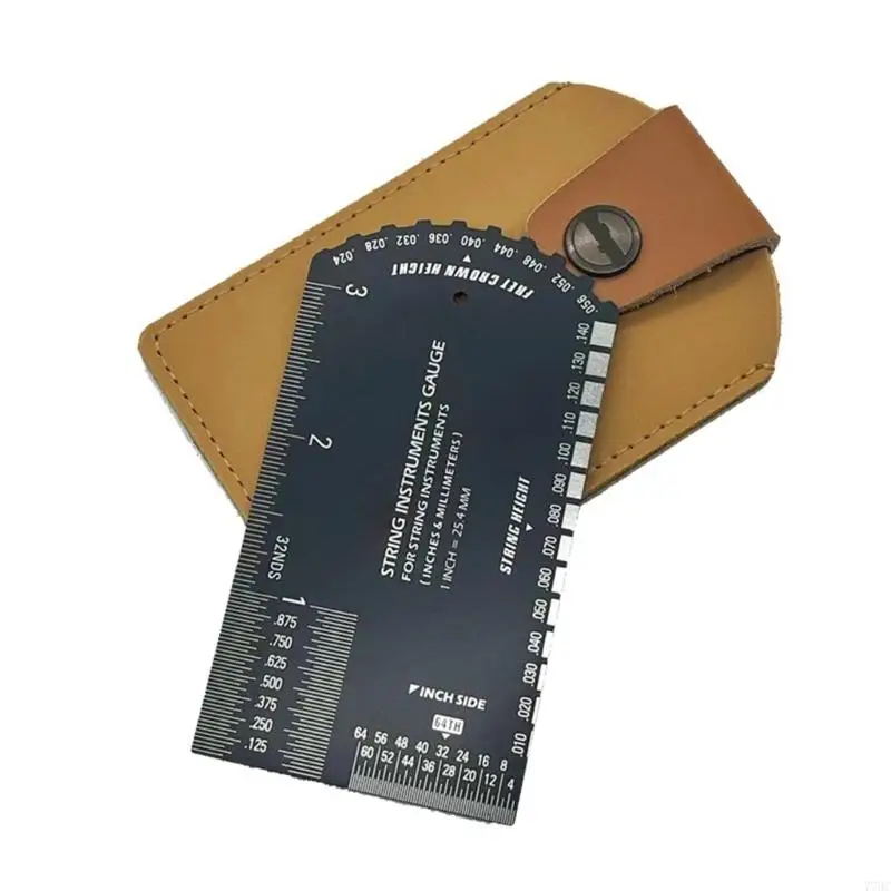 77HC Guitar Lucing Rovering Pravítko Výška merania nástroja String Action Action Gerler