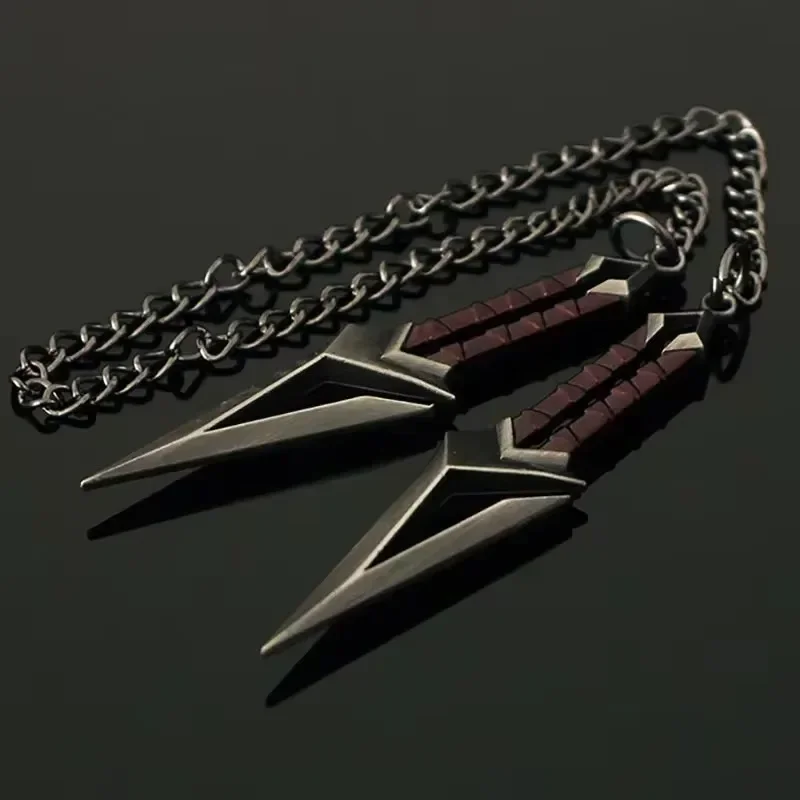 7cm Valerant Kuronami no Yaiba Weapon Ninja Kunai Melee Weapon Model Metal Game Samurai Sword Accessories Ozdoby darčeky hračky