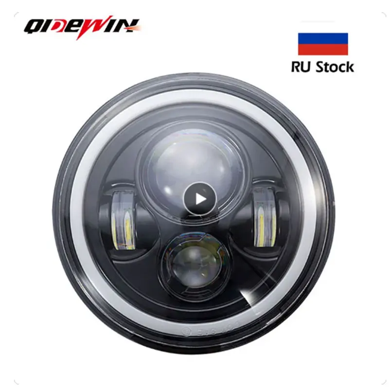 7inch LED svetlomet biele halo uhlové oči LED svetlomet HI/Low Turn Signál pre Urban 4x4 Suzuki Samurai Jeep Wrangler Off Road