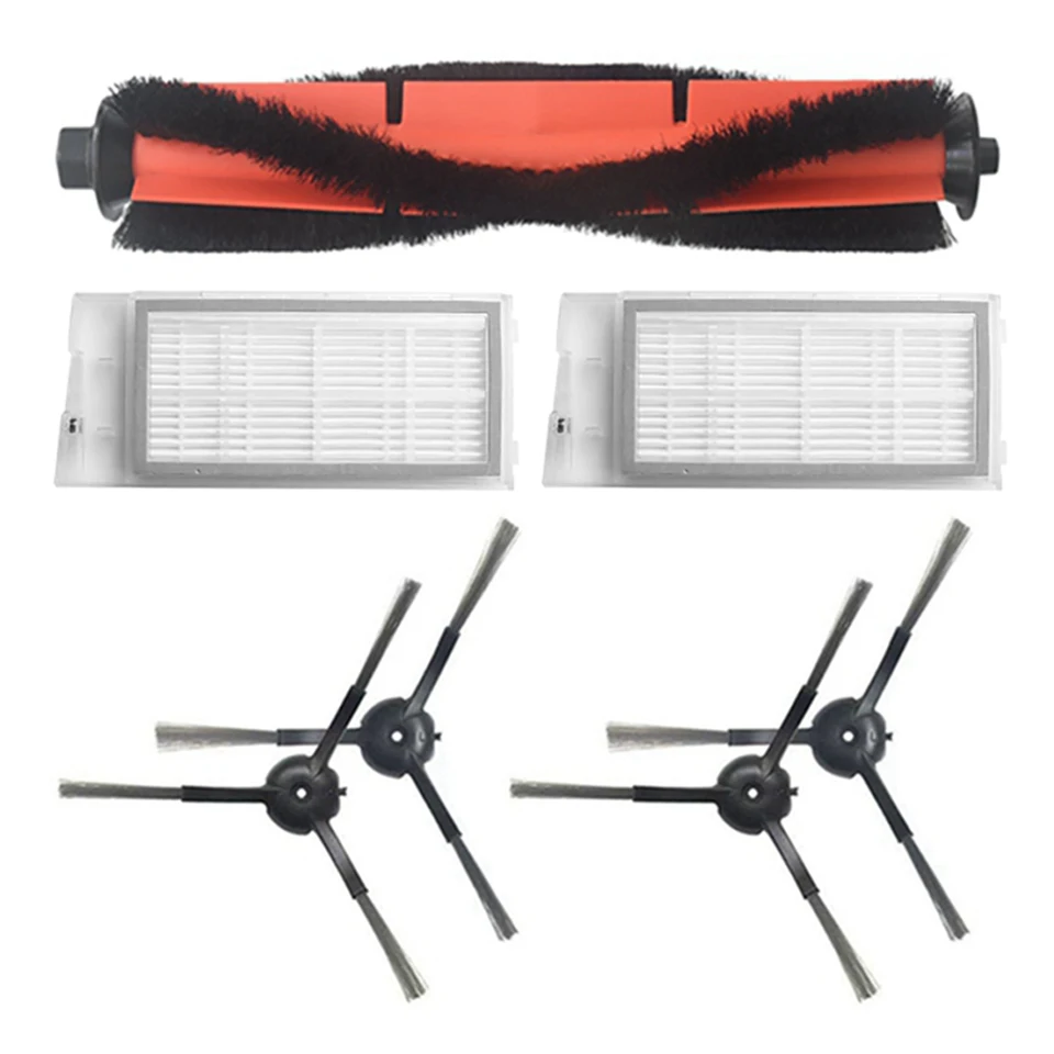7ks pre Roidmi Eve Plus robot vysávač Hlavná kefka HEPA Filter Bočný kef