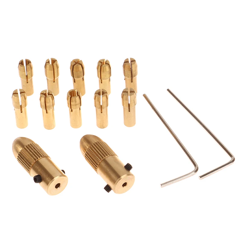 7ks/časť 2/2,35 mm Mini Self -Utiahnutia vŕtačka Support