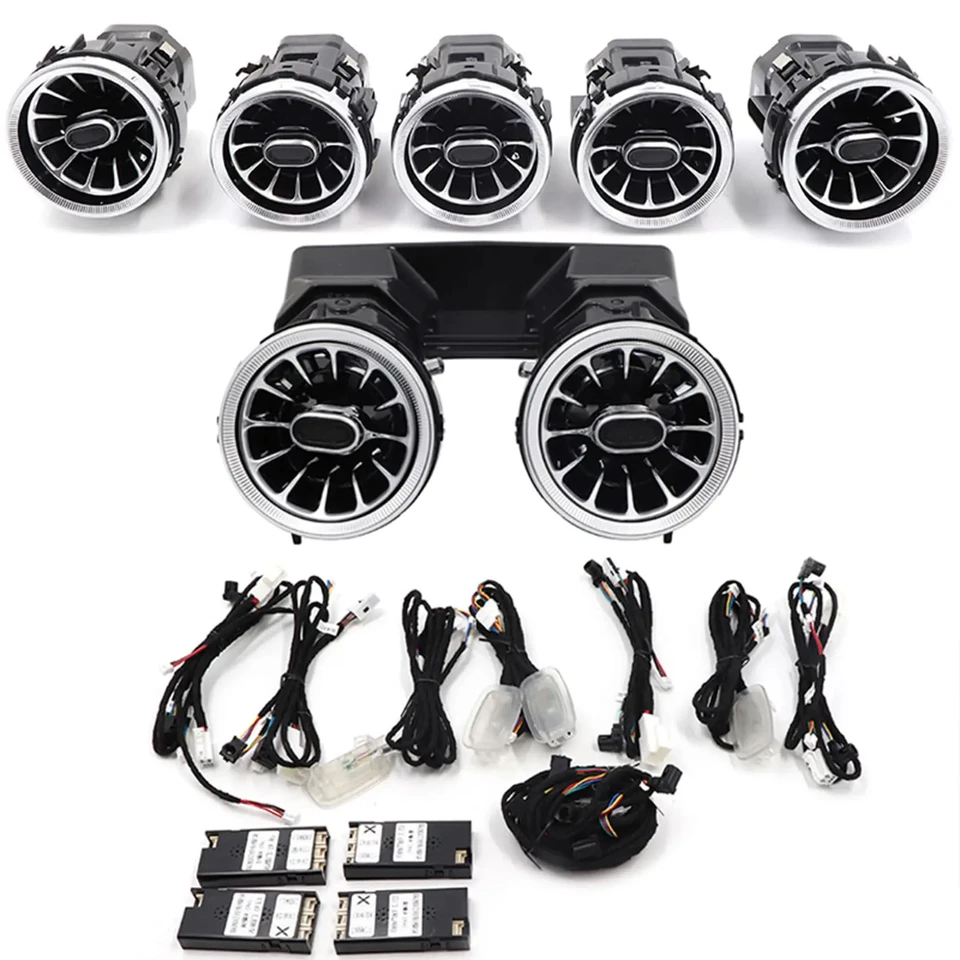 7pcs interiérové ​​okolité svetlo 64 farieb pre Mercedes-Benz C triedy W205 X253 2015-2021 W156 W117 W176 Air Vets Lights príslušenstvo