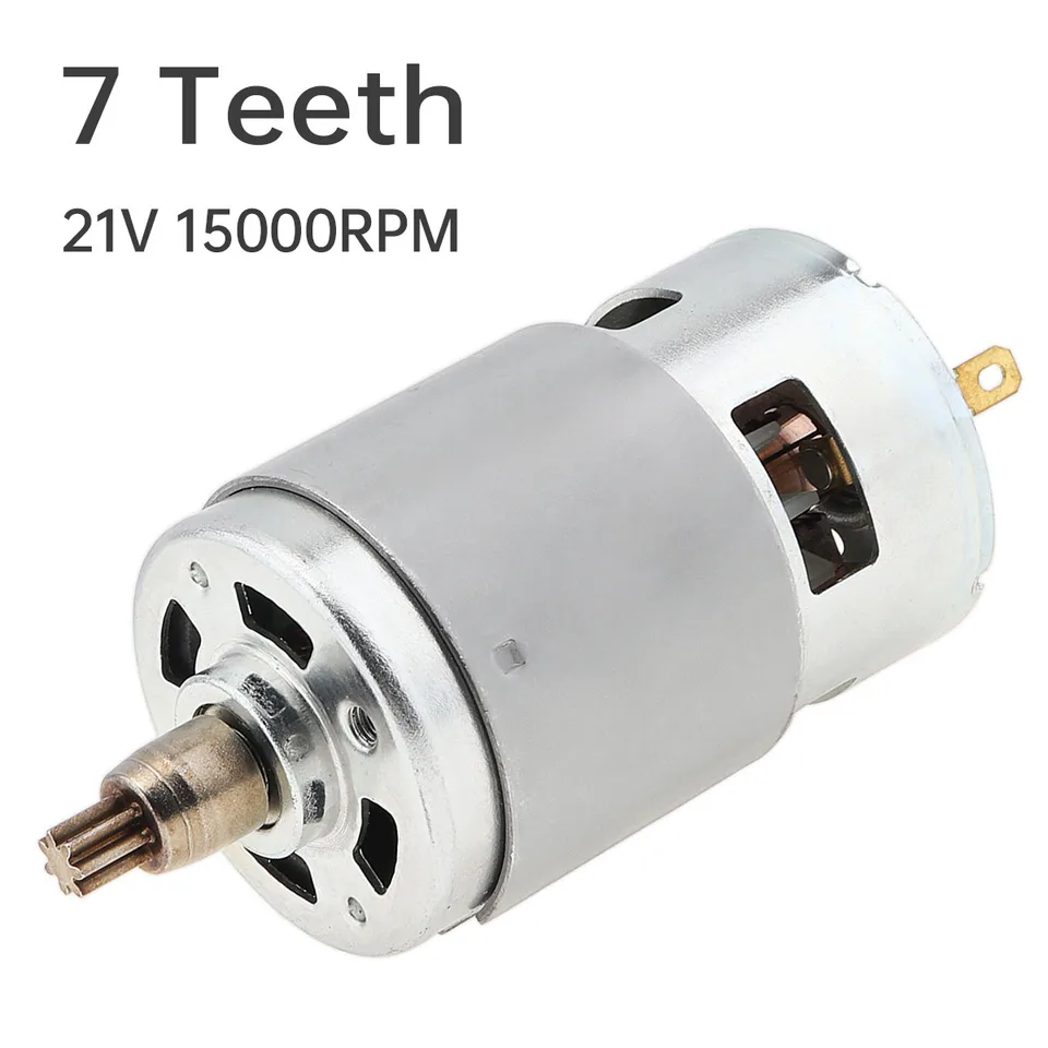 7teeth RS775 DC Motor 21V 15000 ot./min