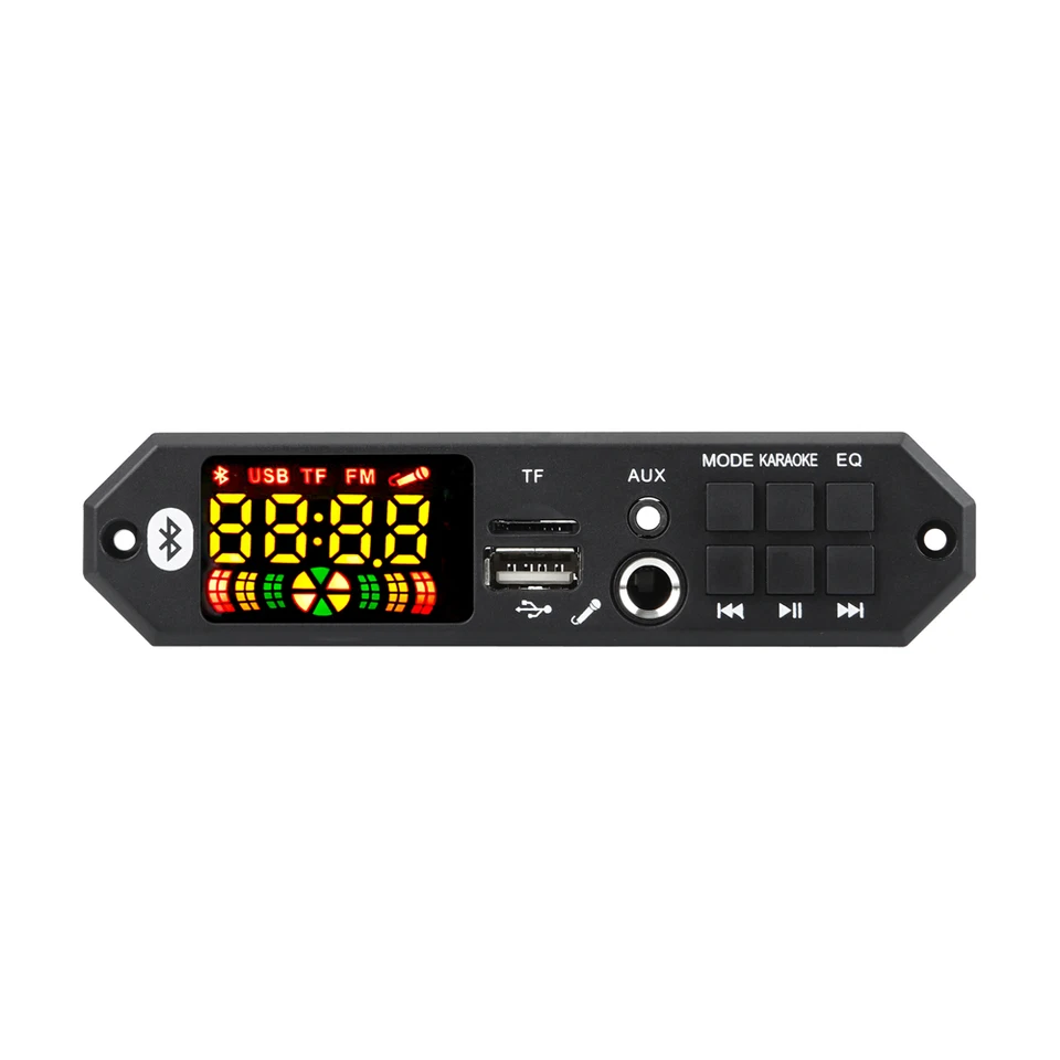 7v-24V Bluetooth 5.0 MP3/WMA/WAV/APE/FLAC Player Decoder Board Car FM Radio Modul TF USB AUX Audio pre auto Handfree Call