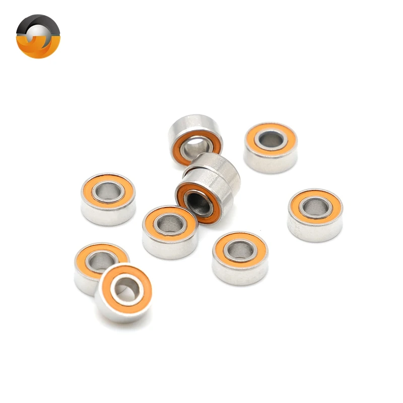 7x14x4 mm S687RS CB ložisko (2ks) ABEC-7 z nehrdzavejúcej ocele Hybridné keramické ložisko guľôčok