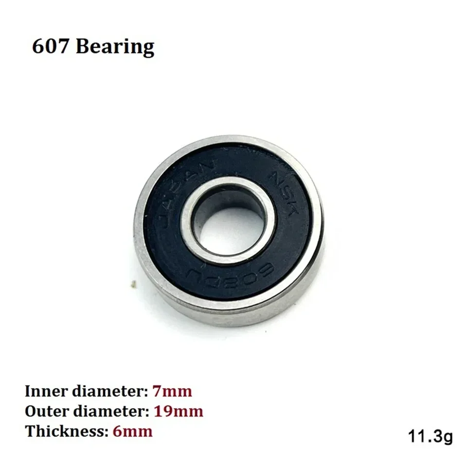 7x19x6mm 607 ložisko Miniatúrne guľôčkové ložiská Vnútorný priemer 7 mm 607 ložisko 607 2Rs uhlové brúsky