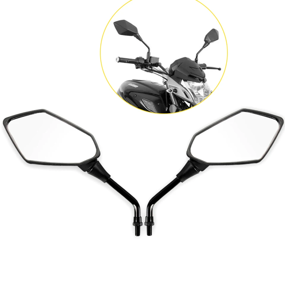 8/10 mm motocykel Zadné zobrazenie zrkadiel ABS Bočné zrkadlo Univerzálne pre Benelli 502c TNT 125 BMW S1000RR R Nine T F650GS R1200GS F800R
