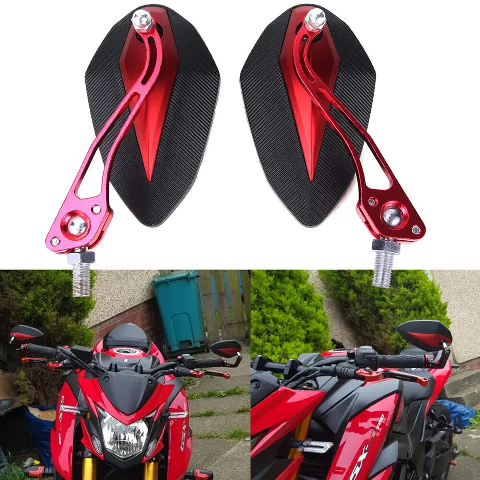 8/10 mm motocyklové športové závity Zadné zrkadlá Zadné zrkadlá Čínsky skúter Gy6 50cc 110cc 125cc 150cc pre 790 690 390 125 BK
