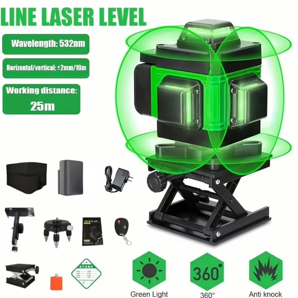 8/12/16 LINELY SLEDOVANIE ÚROVEŇOVÁ LASER - KRIZOR LINE LASER LIGHILER NÁVRH NA VÝKONNÁ KONTROLA DIY Svetelný