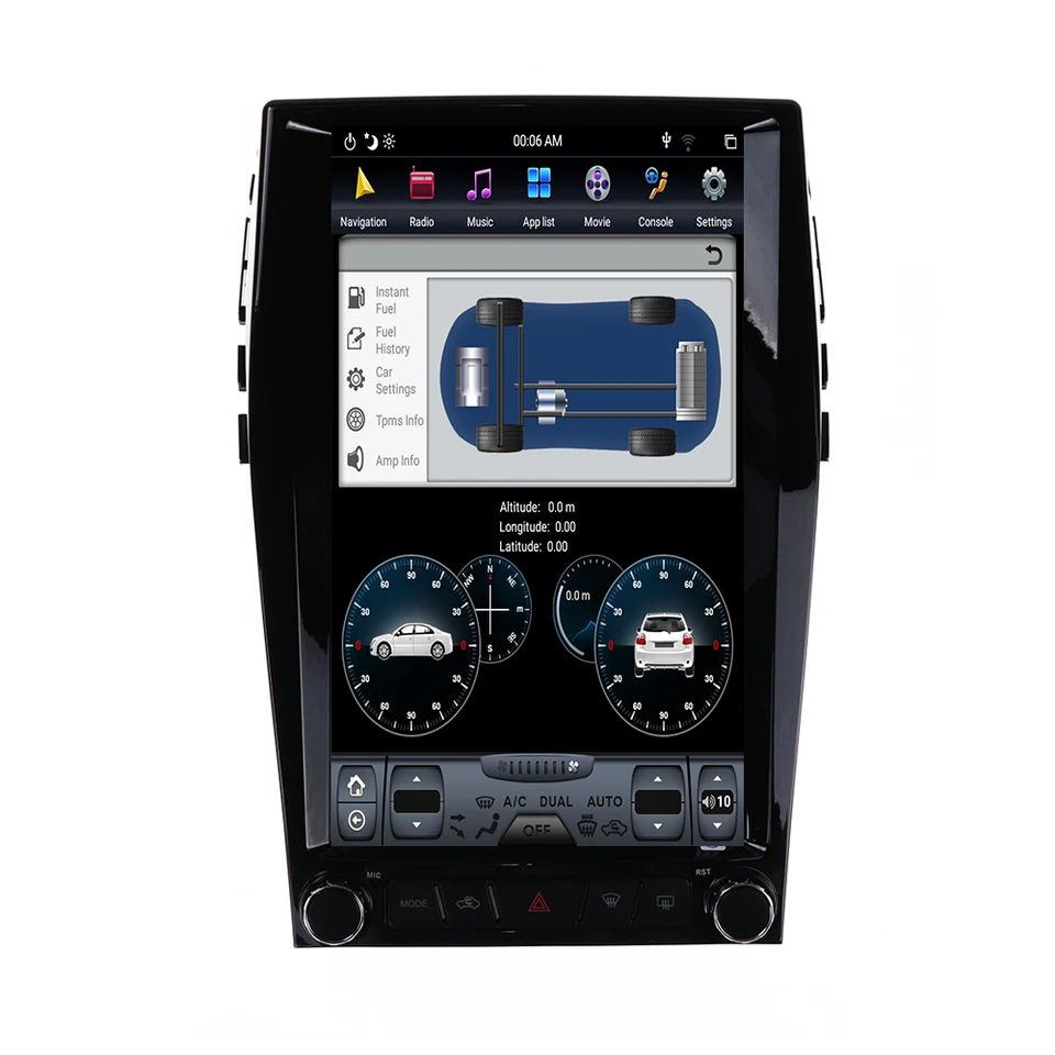 8+128G pre Ford Edge S -Max MK2 2015 - 2018 Android Car Radio Screen 2Din Stereo prijímač Autoradio Multimedia Player GPS Unit GPS