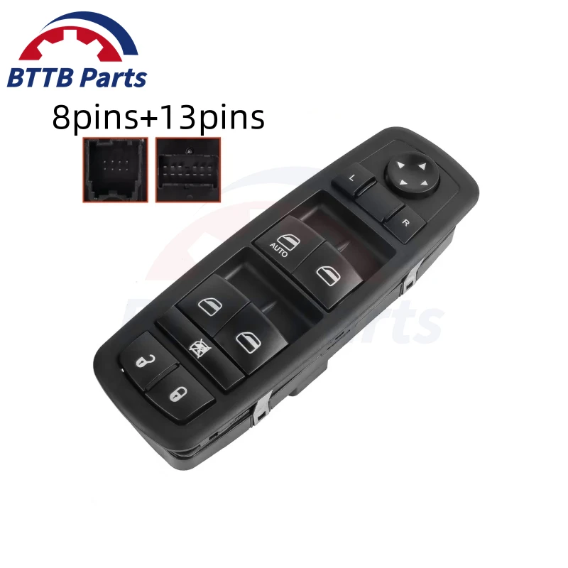 8+13pins predná ľavá strana Master Power Window Control prepínač 4602632AG For Dodge Journey 2009 2010 Nitro Jeep Liberty 2008-2012