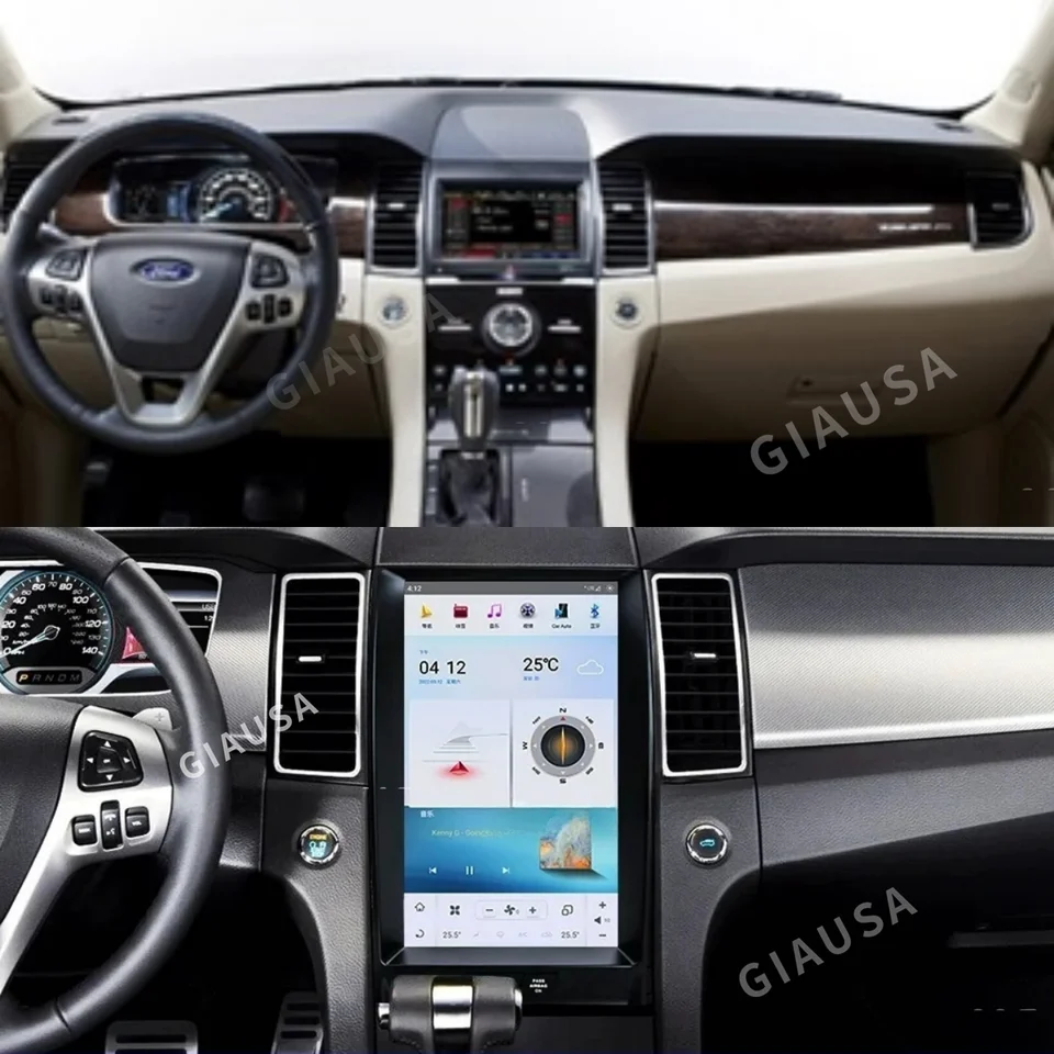 8+256 GB PX6 Android13.0 navigácia na obrazovke GPS pre Ford Taurus 2011-2016 Multimediálny hráč stereofónna jednotka DSP CarPlay