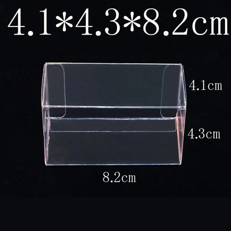 8.2x4.3x4.1cm PVC Clear Matchbox Tomy Toy Model autor Tomica Hot Wheels Profes Proof Display Ochrana Box 100ks