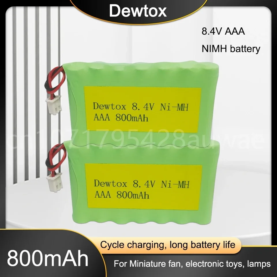 8,4 V AAA 800 mAh Nabíjateľná batéria Ni-MH s pluckami bunka vhodná pre počítačové batérie hračiek