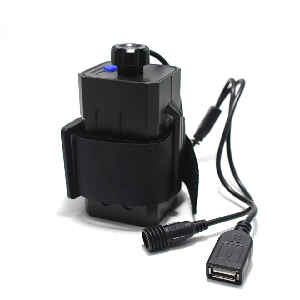 8.4v vodotesný 4*18650 Nabíjateľné obaly na batériu pre batériu pre bicykel pre bicykelový lampa mobilný telefón Power Bank