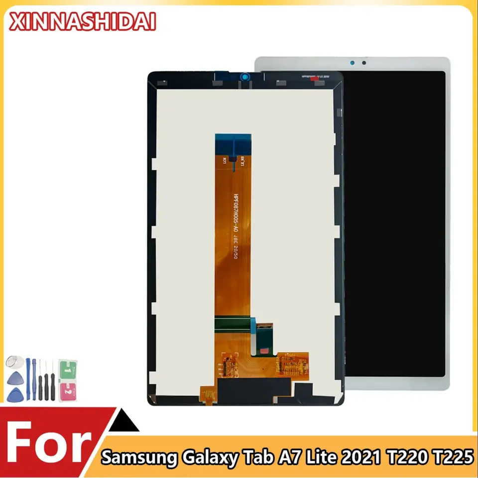 8.7 '' T220 Displej pre kartu Samsung A7 Lite 2021 SM-T220 SM-T225 T220 T225 LCD Digitalizátor Digitalizátora LCD LCD
