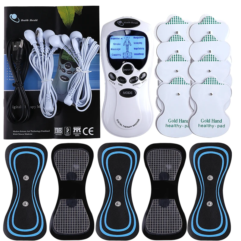 8 Elektródová akupunktúra Masáž tela Digitálna terapia Machine Health Care Tens terapia MassageAdor Body Sadzing