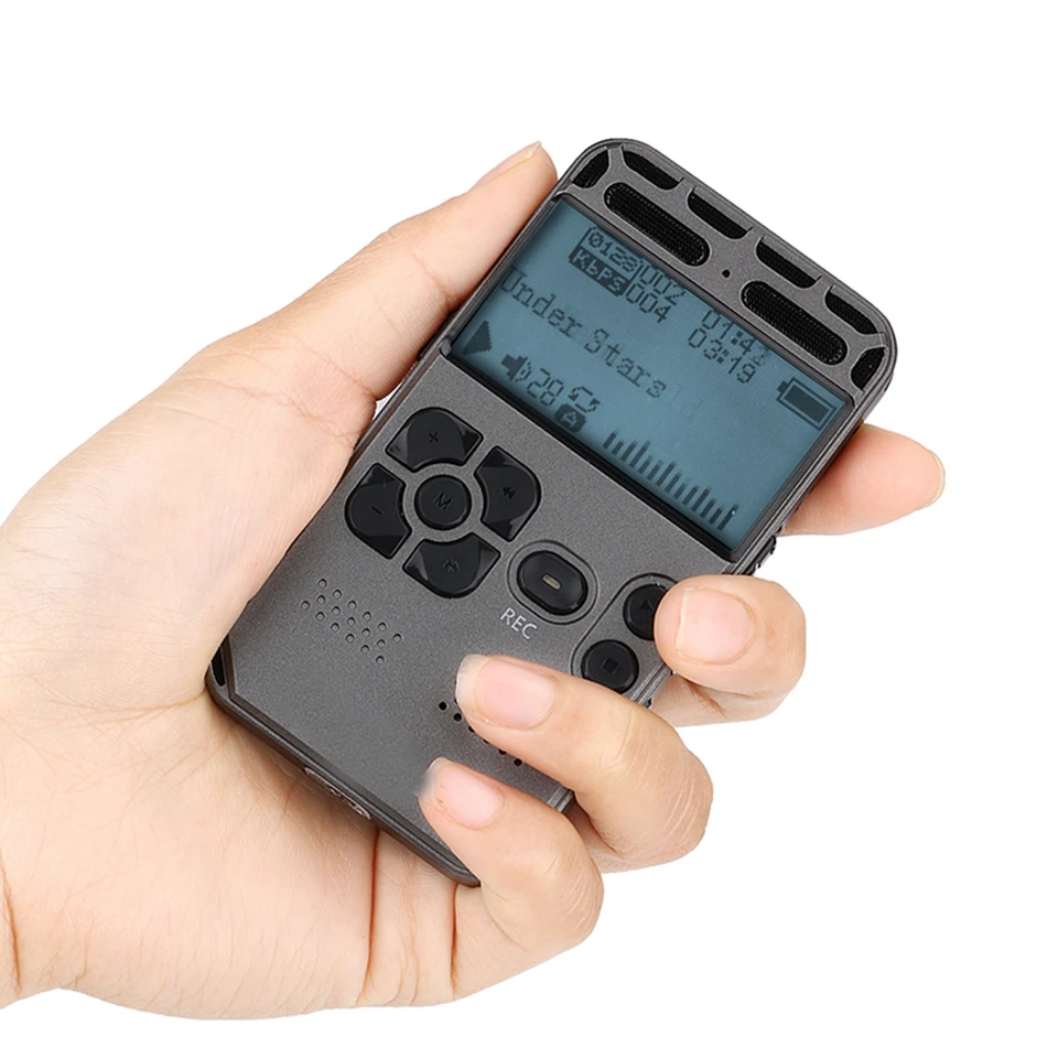 8 GB Digital Voice Recorder Voice Aktivovaný redukcia hluku Diktafón MP3 Player One-Button Record na stretnutie rozhovoru