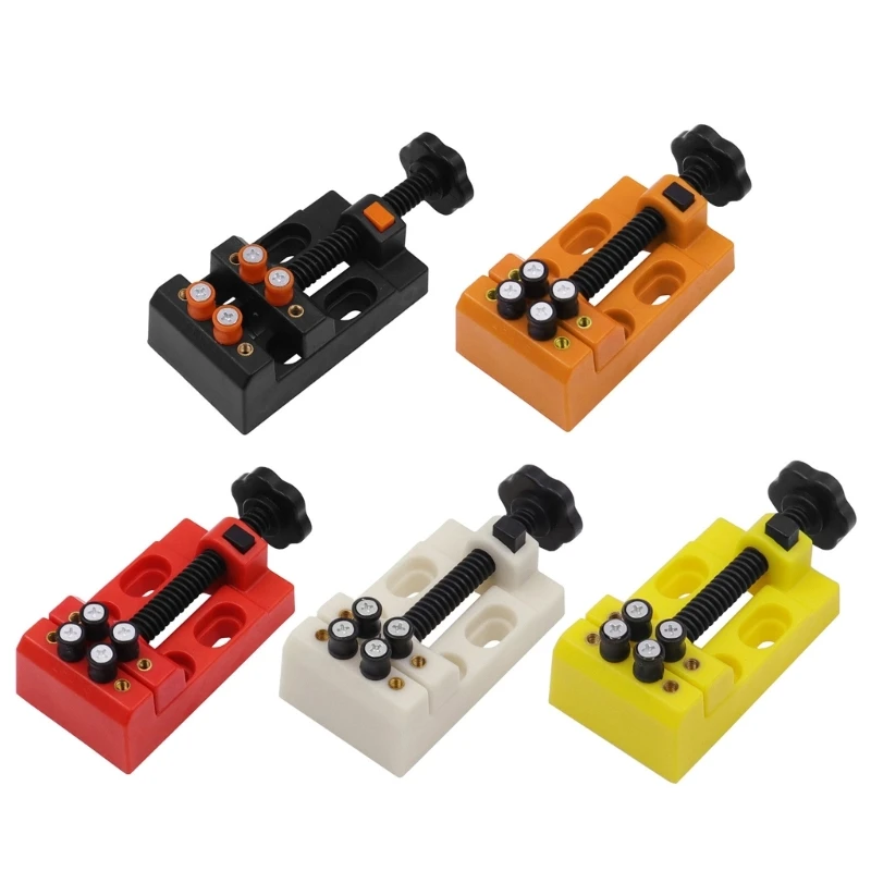 8 hier univerzálne vyrezávané mini drevárske svorky DIY Table Table Vice nastaviteľné ploché kliešte Nástroj na viacúčelové pevné vŕtanie rýchle otvorenie