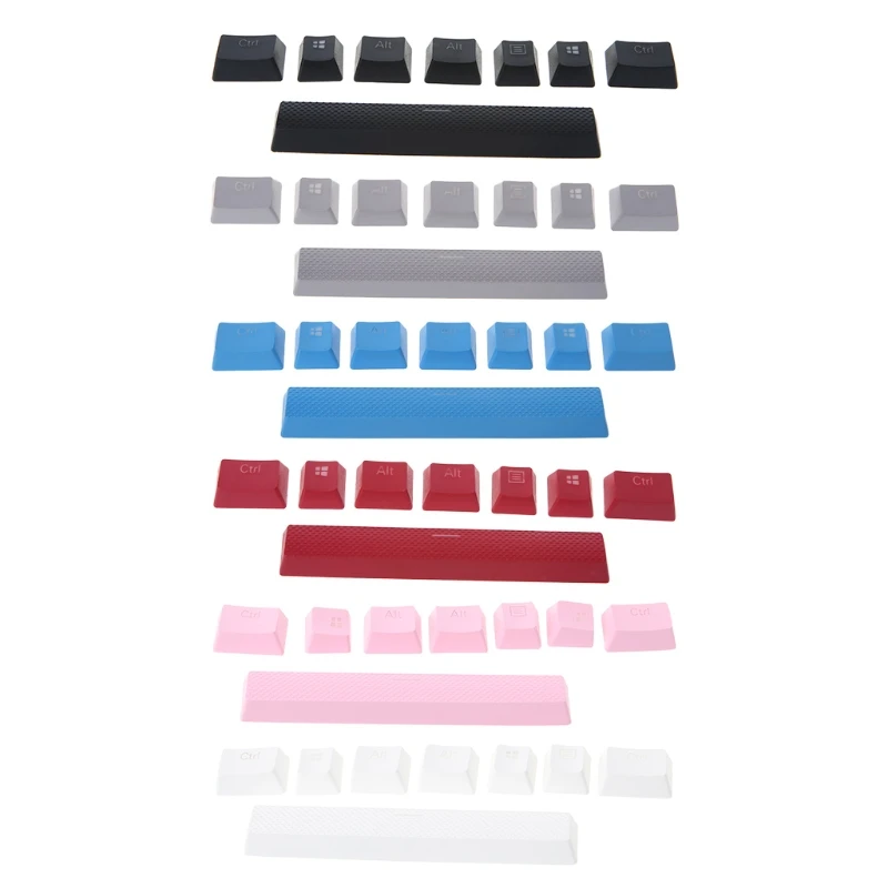8 klávesov Dvojité podsvietené prídavky KeyCaps pre Corsair Strafe K65 K70 G710
